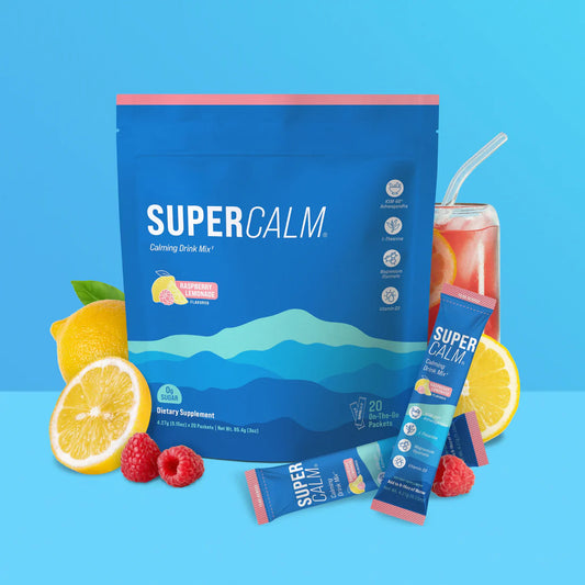 Supercalm Drink Mix – Ashwagandha, Magnesium & D3, 20 ct