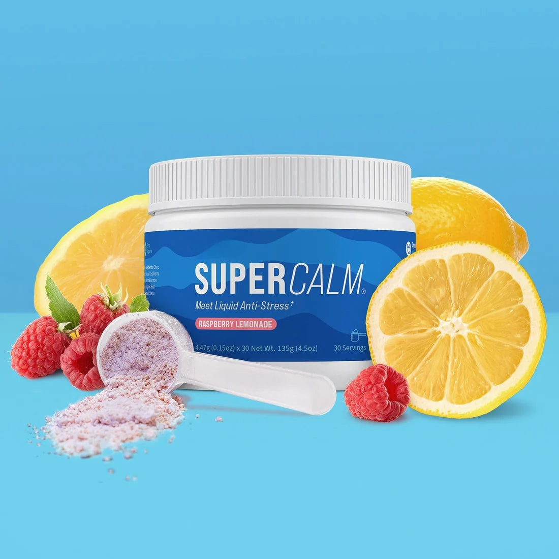 Supercalm Drink Mix – Ashwagandha, Magnesium & D3, 20 ct